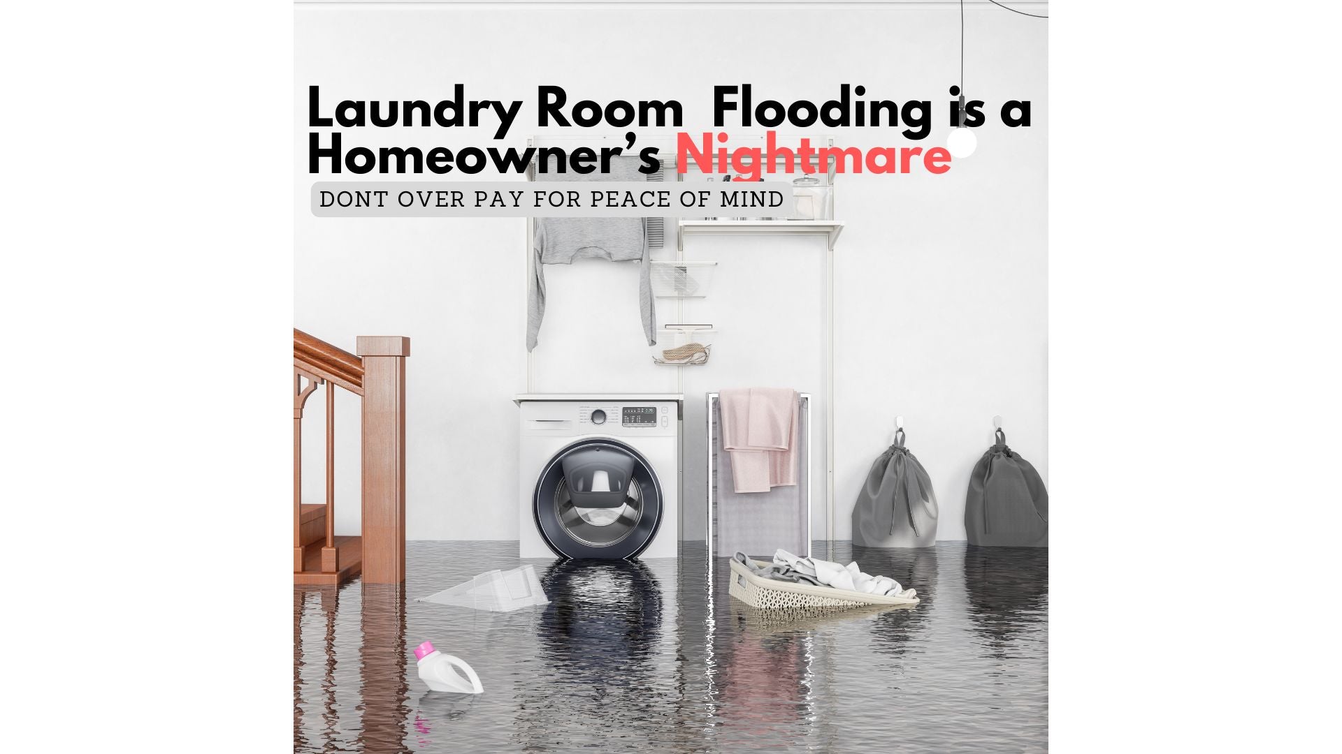 Prevent water damage in your laundry room