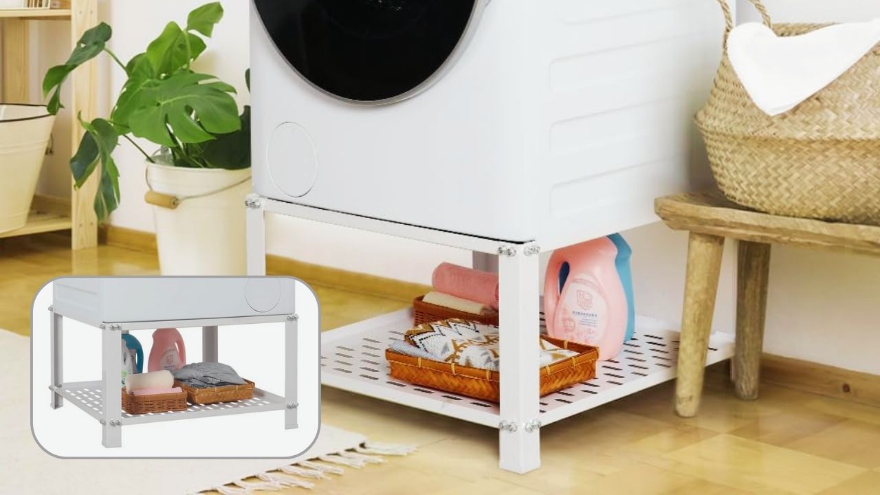 Laundry Pedestal with Shelf: The Perfect Solution for Storage and Convenience